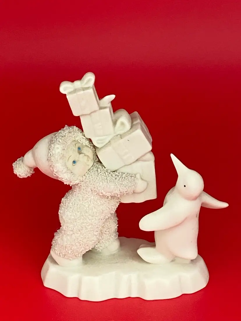 Vintage Department 56 Snowbabies Figurine, 4" Tall