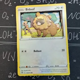 Custom Bidoof 3d art Pokemon card