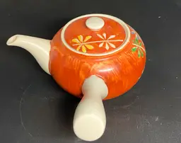 Vintage Hand painted flower Teapot 1970-80's