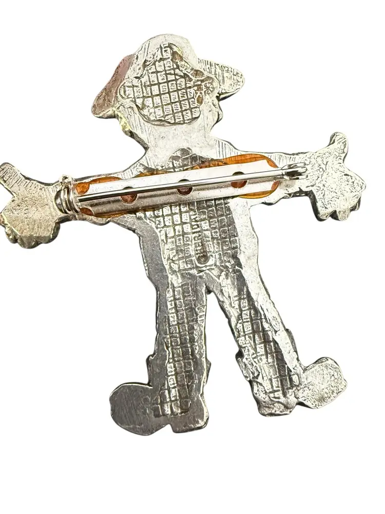Sheridan Pewter Scarecrow Brooch