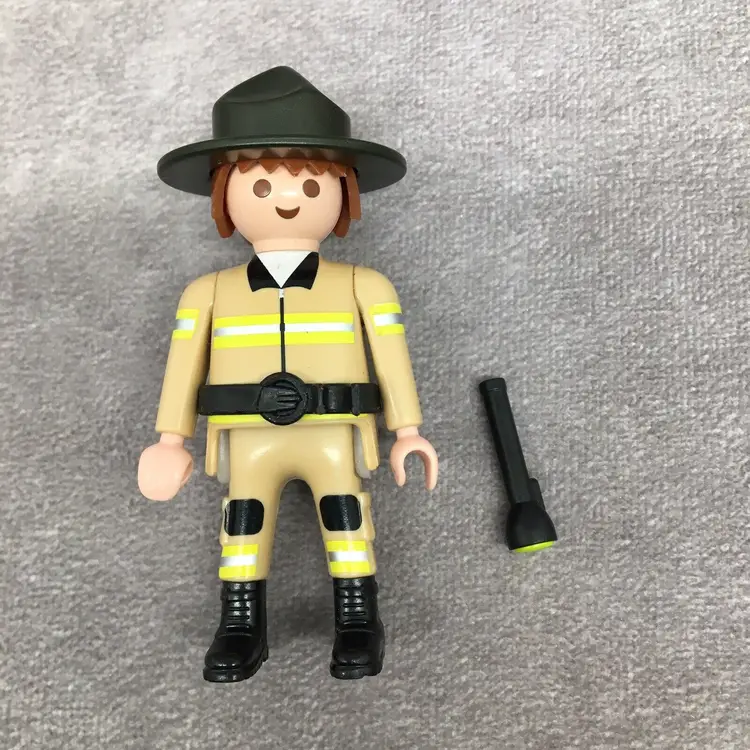 Playmobil City /Park Worker & Flashlight