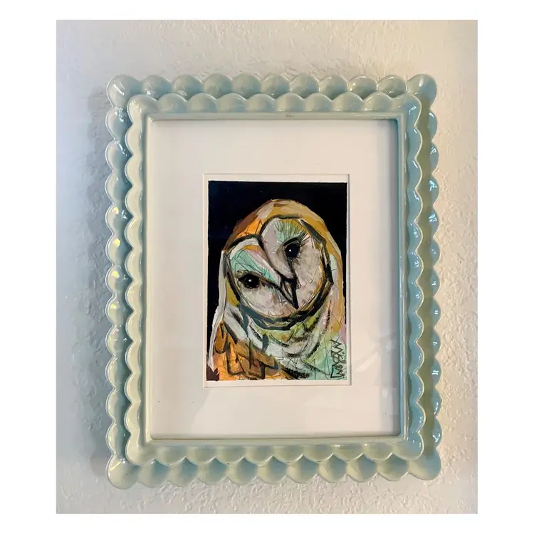 Intrigued
Original New Painting
On 4”x6” Watercolor Paper
In New 10”x12” Green Frame
With Glass