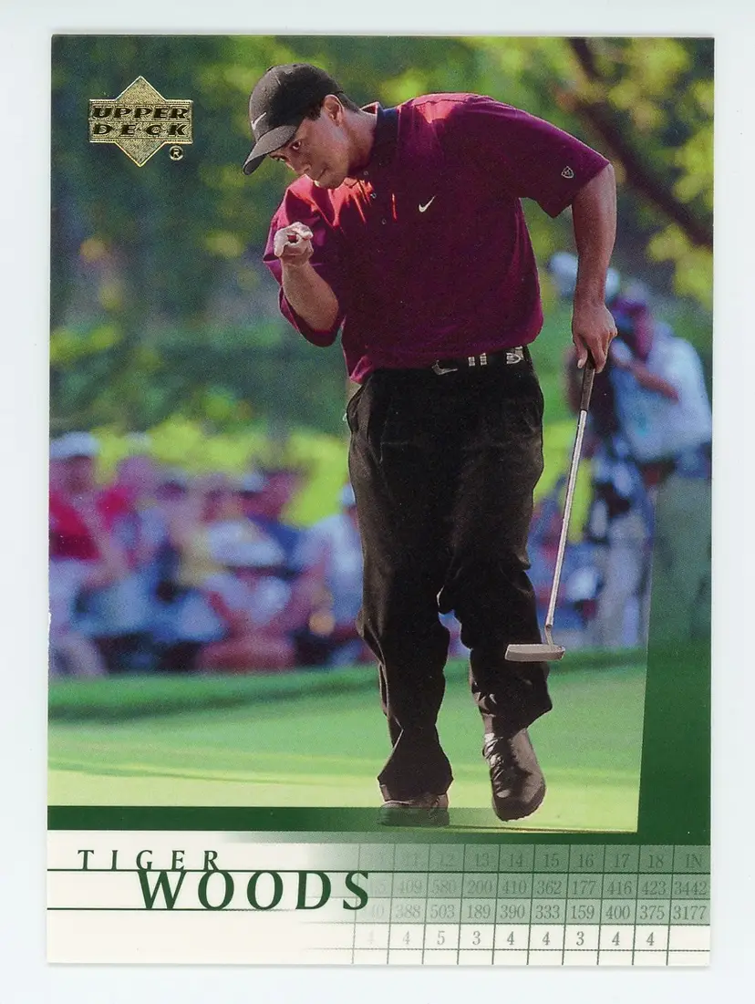 Tiger Woods 2001 Upper Deck #1 Raw Golf Card GOAT Era PGA Legend 🐯