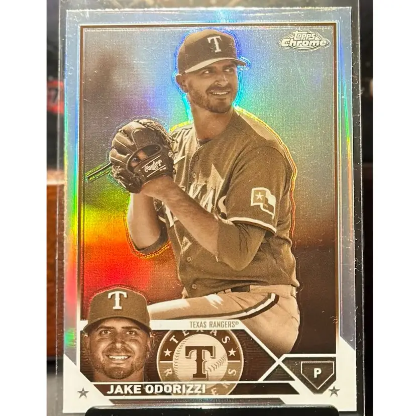 Jake Odorizzi Texas Rangers 2023 Topps Chrome Update Sepia Refractor