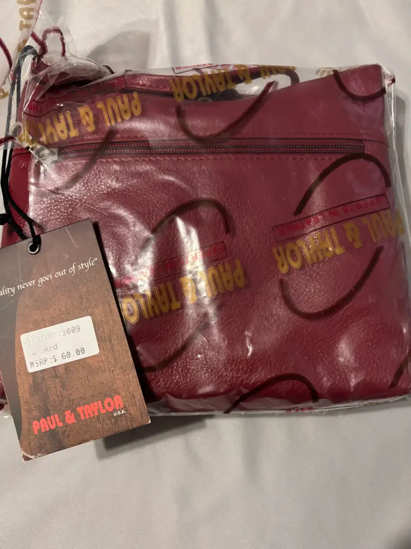 NWT Paul & Taylor Leather Crossbody