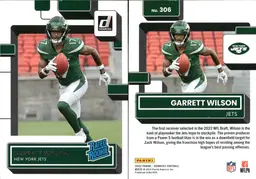 Garrett Wilson Rookie Lot of 20 Football Cards New York Jets CC35