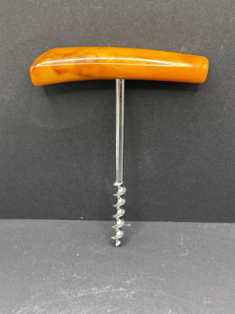 MCM Corkscrew Wine Opener With Bakelite Handle