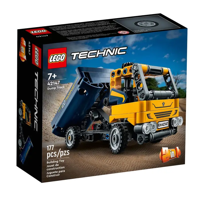 LEGO Technic Dump Truck 42147 Small Set New Factory Sealed Retired Bubble Wrap