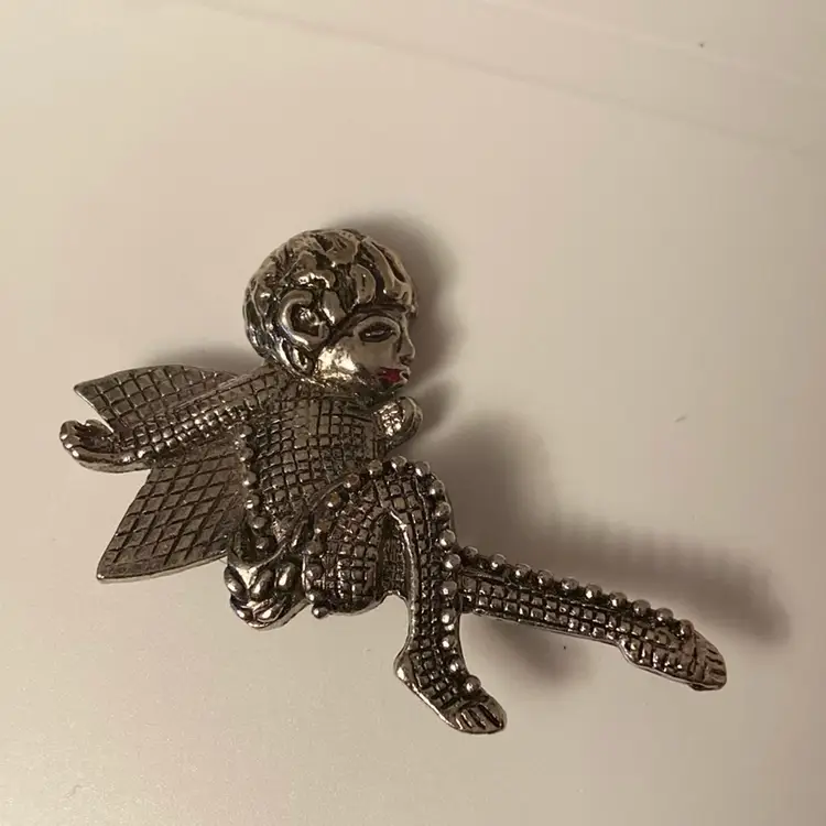Whimsical Cupid Brooch