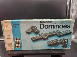 1970's Milton Bradley Dragon Dominos