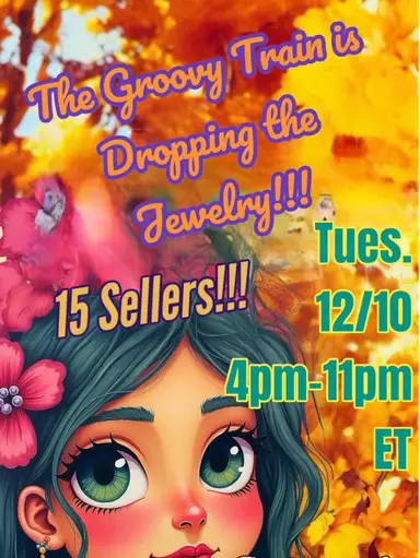 Groovy Train Jewelry Drops