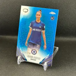Ashanti Akpan 036/250 - 2023/24 Topps Chrome Blue Refractor UEFA Chelsea