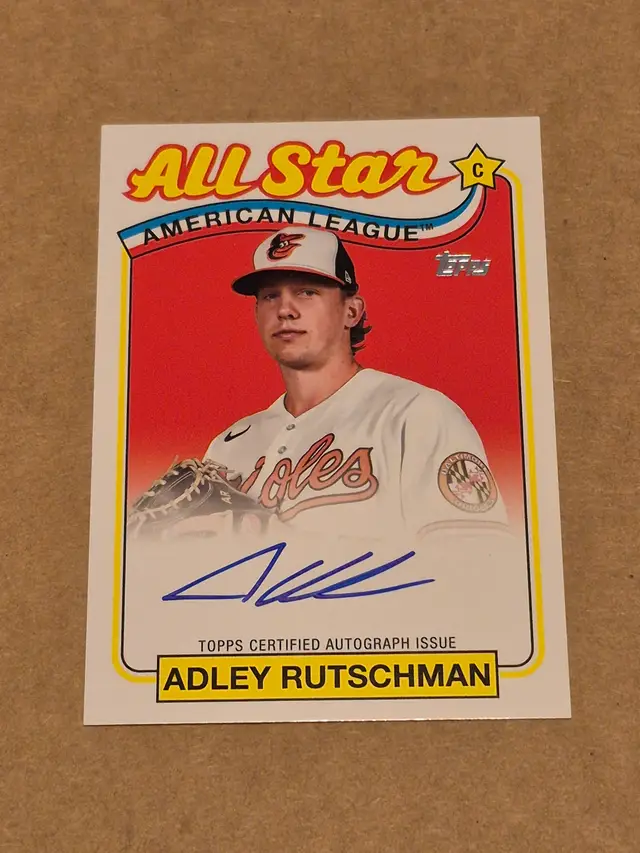Adley Rutschman 2024 Topps 1989 All-Star Autograph #89ASA-AR Orioles