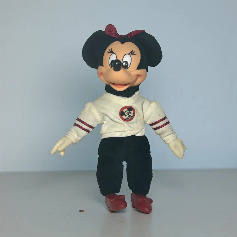 VTG Applause Rubber Face Hands & Feet Minnie Mouse Plush Disney Figure
