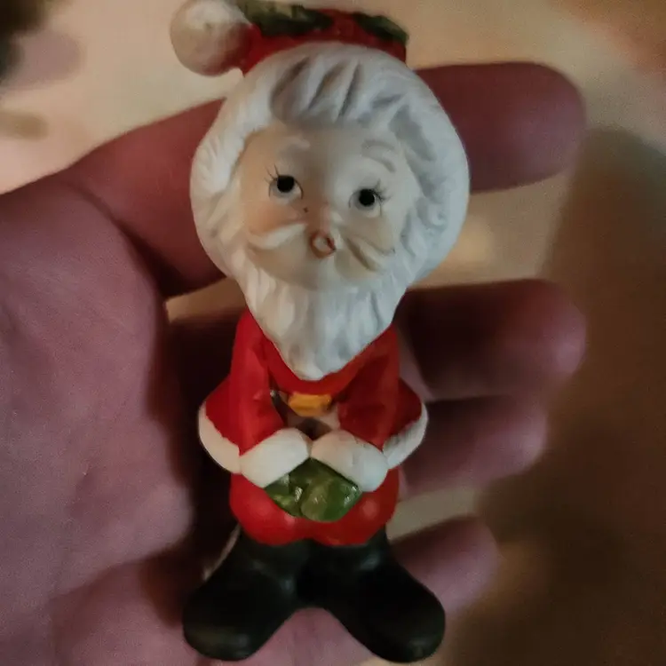 Vintage lefton Santa Claus Christmas Figurine