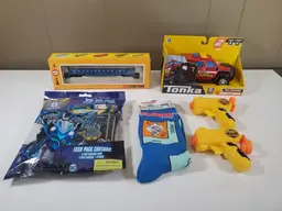 Lot of toys Tonka Train Car Batman Zuru X Shot