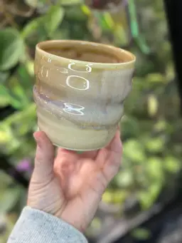 Handmade pot, no drainage 3.75 Inch
