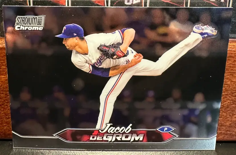 Jack DeGrom 2024 Stadium Club Chrome 213 Texas Rangers