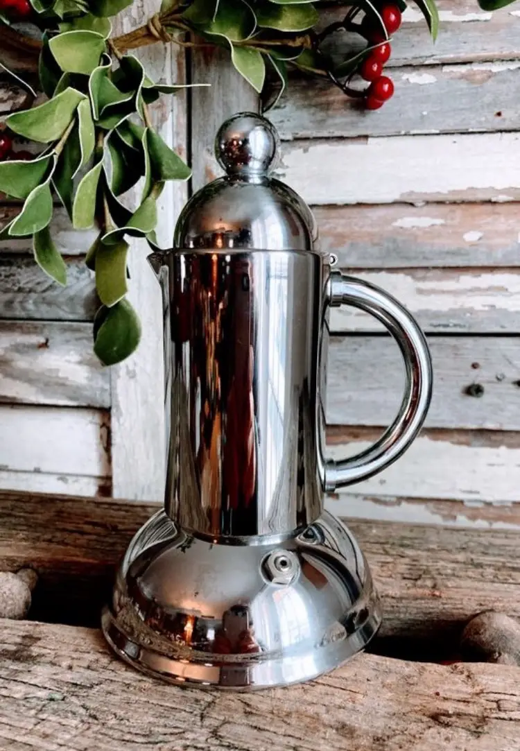 Italian Made Inoxpran Espresso Coffee Maker Stainless Steal