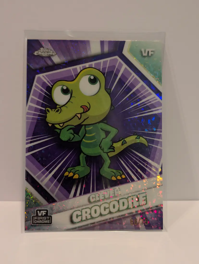 Clever Crocodile Purple /75 2026 Topps Chrome VeeFriends 48 - (143)