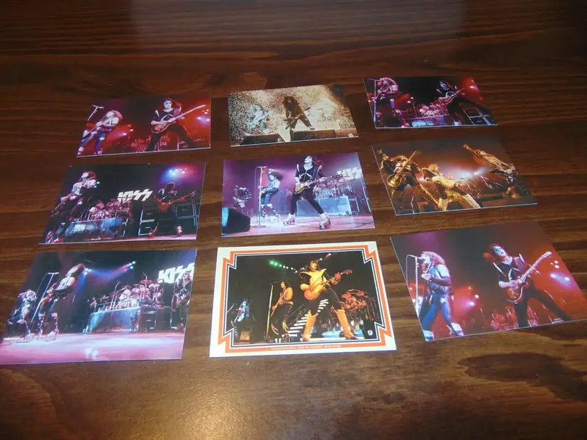 kiss-52 trading card lot-gene simmons-peter criss-paul stanley-ace frehley-look!