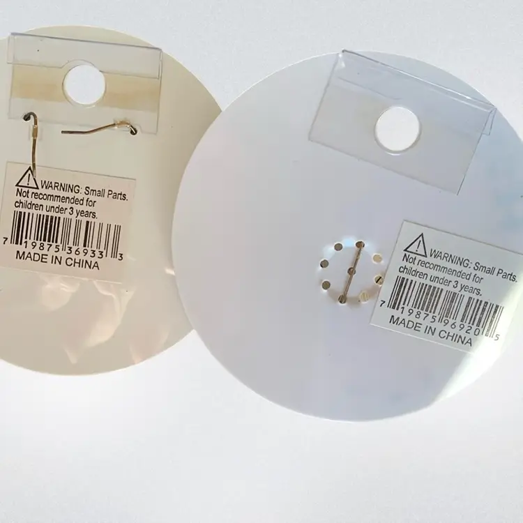 New Old Stock Snowman Pin And Matching Pierced Earrings