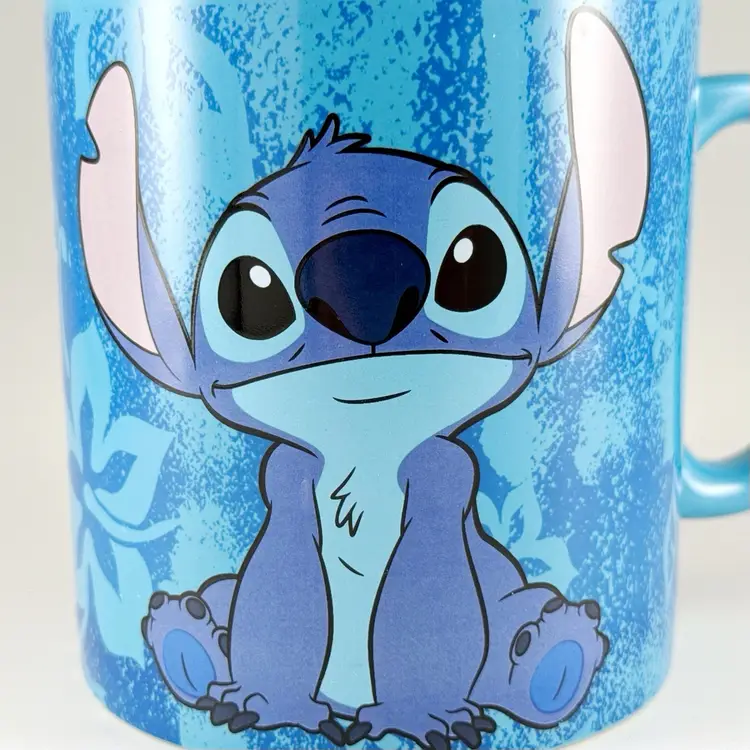 Disney Lilo & Stitch Experiment 626 Blue Mug Ceramic Coffee Cup Large 20oz