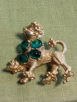 Fancy Poodle Brooch