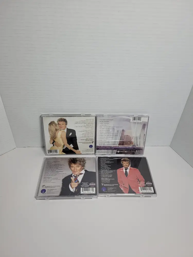 Lot of 4 Rod Stewart Cd's Complete See Description