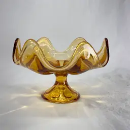 Honey Amber Viking Six Petal Compote