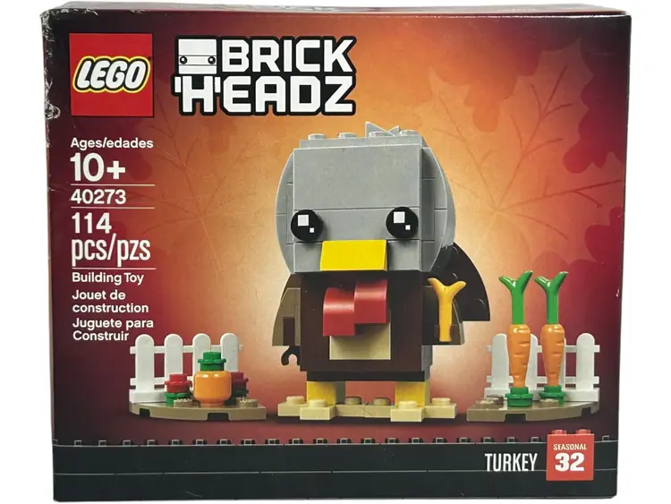 LEGO Brickheadz 40273 Thanksgiving Turkey Seasonal 32 New Sealed