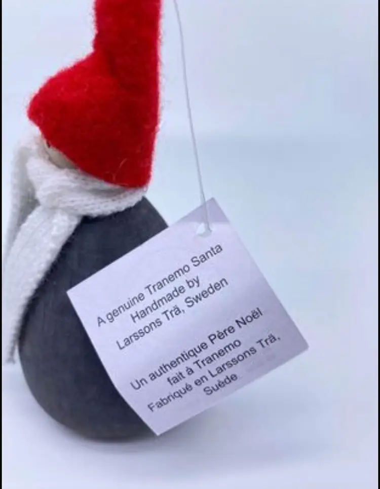 Genuine Tranemu Santa Handmade By Larssons Tra- Sweden