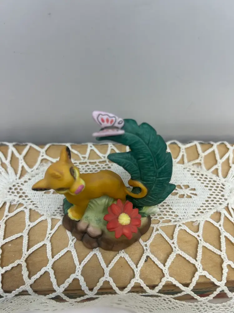 Ceramic Simba / Disney Figure 3 1/4 X 3