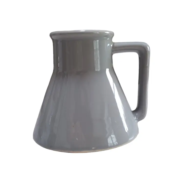 Vintage Mid-Century Modern Space-Age Design No-Spill Gray Coffee Mug