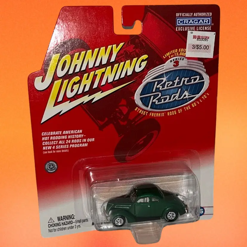 Johnny Lightning 37 Ford Coupe Number 16 Diecast Car , See Pictures And Description