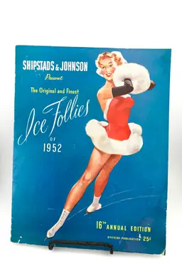 Vintage 1952 Ice Follies Program