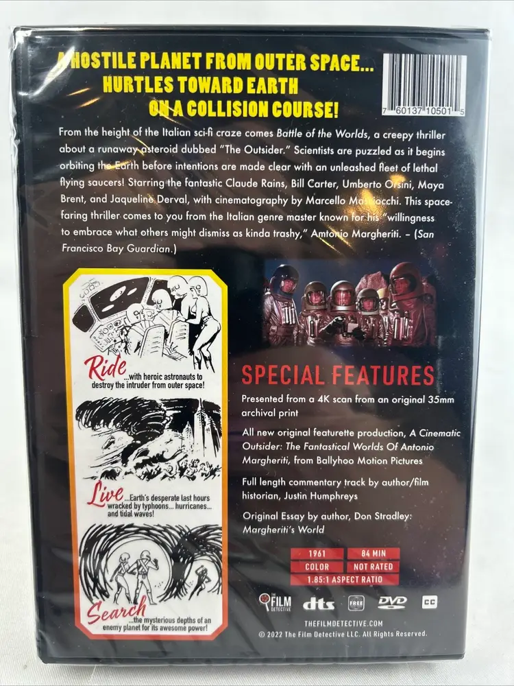 BATTLE OF THE WORLD - 1961 (DVD, 2022) The Film Detective NIB NEW SEALED