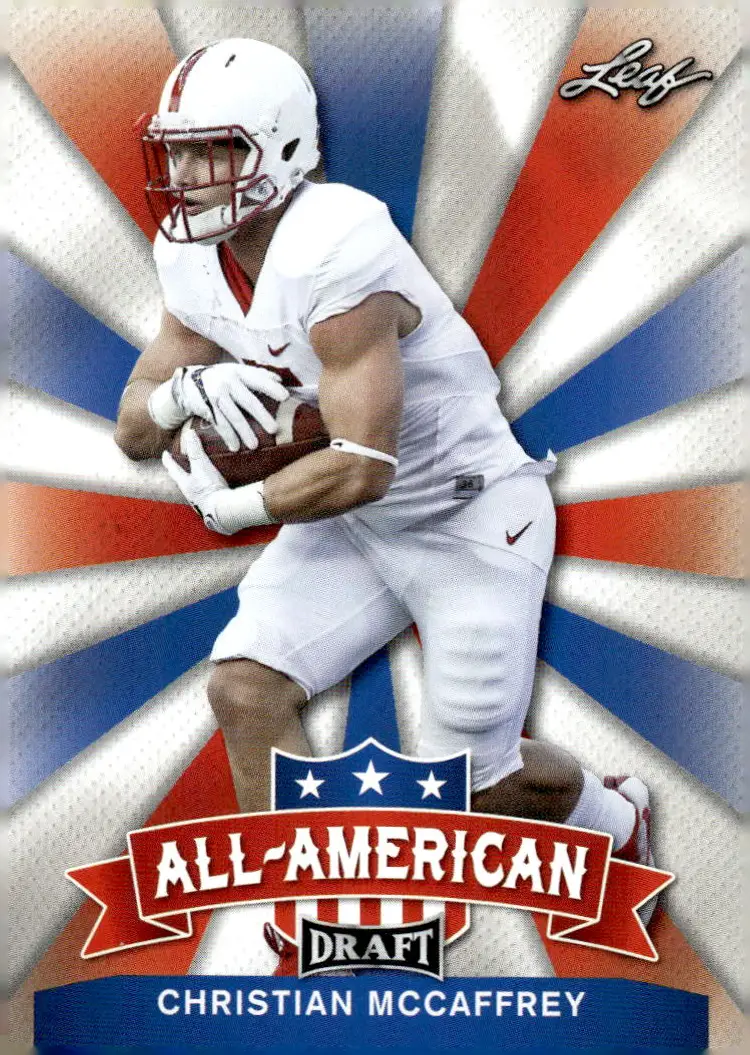 2017 Leaf Draft #AA-04 Christian McCaffrey All-American