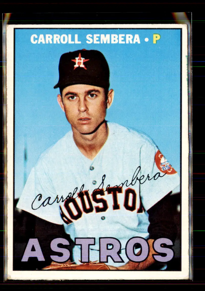 Carroll Sembera 1967 Topps #136 - (144) - Houston Astros
