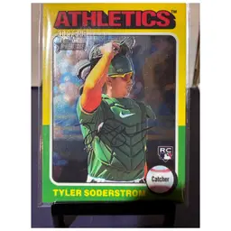 Types Soderstrom
Athletics
Heritage Chrome /999 Rookie
