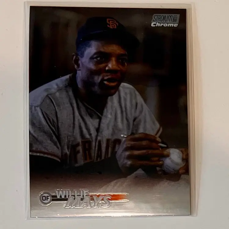 Willie Mays Stadium Club Chrome San Francisco Giants