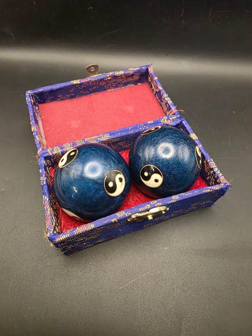 Chinese Baoding Balls for hand therapy.