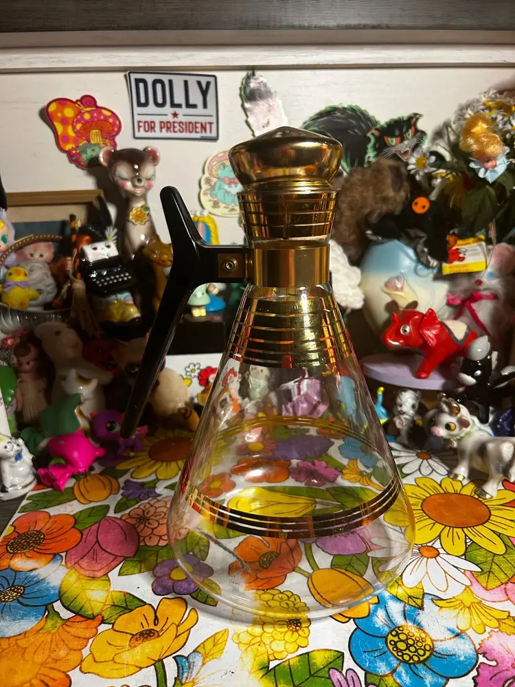 Vintage MCM Coffee Glass Carafe