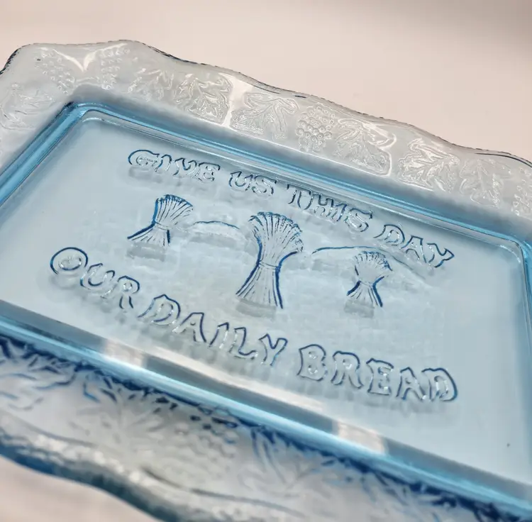 Tiara Indiana Glass Bread Plate