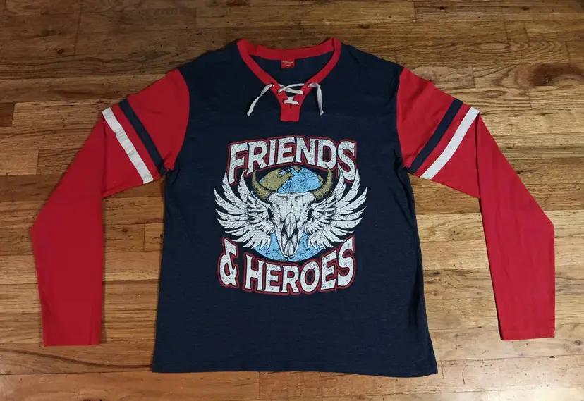 Blake Shelton Friends and Heroes Hockey Jersey t-shirt concert cowboy country