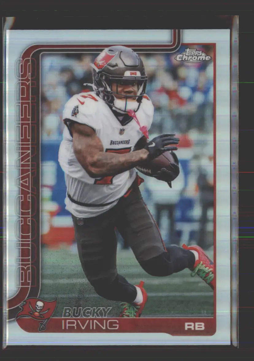 Bucky Irving 2025 Topps Chrome Refractor #285 - (142) - Tampa Bay Buccaneers