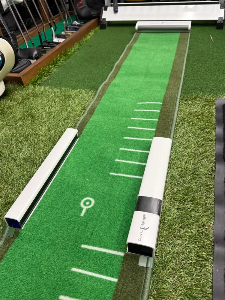 InBirdie Tempo Putting Mat 6’2” | Digital App & Distance Direction Training Aid ⛳️🏌️‍♂️