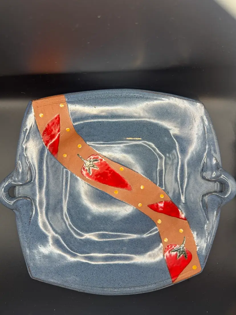 Studio Art Pottery Platter