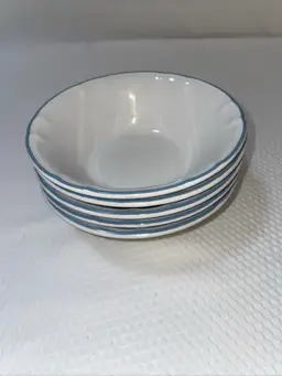 American Tapestry Soup/Fruit Bowls. Set of 5.