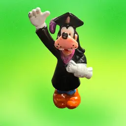 Disney PVC As Shown Graduating Goofy